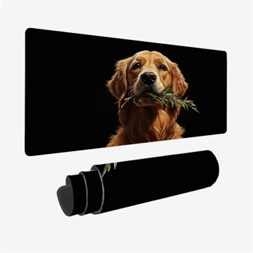 Tier Mauspad 1500 x 800 x 3mm Schreibtischunterlage Hund Mousepad mit Vernähte Kanten und rutschfeste Gummibasis, WassXerdicht XXL Mauspad PC Zubehör, Home Office Deko, Geschenke für Männer,Model104 Tier Mauspad 1500 x 800 x 3mm Schreibtischunterlage Hund Mousepad mit Vernähte Kanten und rutschfeste Gummibasis, WassXerdicht XXL Mauspad PC Zubehör, Home Office Deko, Geschenke für Männer,Model104 von Zhxizscc