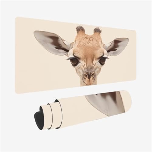 Tier Mauspad 800 x 400 x 3mm Schreibtischunterlage Giraffe Mousepad mit Vernähte Kanten und Rutschfeste Gummibasis, WassXerdicht XXL Mauspad PC Zubehör, Home Office Deko, Geschenke für Männer,Model146 Tier Mauspad 800 x 400 x 3mm Schreibtischunterlage Giraffe Mousepad mit Vernähte Kanten und Rutschfeste Gummibasis, WassXerdicht XXL Mauspad PC Zubehör, Home Office Deko, Geschenke für Männer,Model146 von Zhxizscc