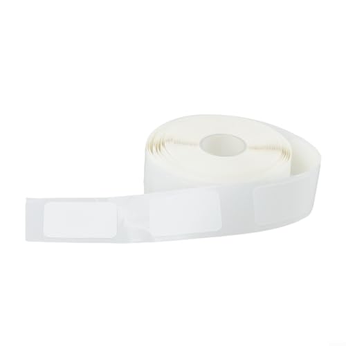 1 Rolle Thermo-Etikettenpapier, klare und stark haftende Etiketten für Handdrucker, zur Organisation von Zuhause und Büro (12 x 22 mm (260 Stück)) von ZiStarlilife
