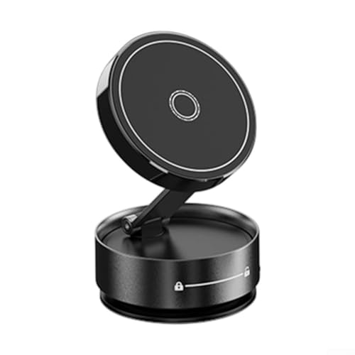 ZiStarlilife Robuste magnetische Vakuum-Handyhalterung mit voller Drehfunktion für optimale Zugänglichkeit (schwarz) von ZiStarlilife