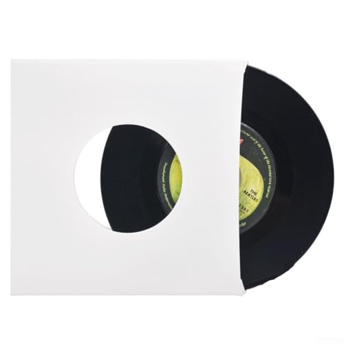 ZiStarlilife Schallplattenschutzhüllen-Set, 30,5 cm, 25,4 cm, 17,8 cm, Weiß, Vinyl-LP-Album-Schutztaschen für Musikbegeisterte, staub- und kratzfest, 25,4 cm, 20 Stück ZiStarlilife Schallplattenschutzhüllen-Set, 30,5 cm, 25,4 cm, 17,8 cm, Weiß, Vinyl-LP-Album-Schutztaschen für Musikbegeisterte, staub- und kratzfest, 25,4 cm, 20 Stück von ZiStarlilife