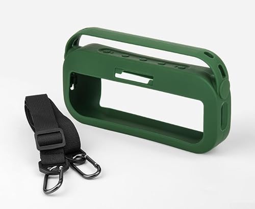 ZiStarlilife Schutzhülle für Bose SoundLink Flex Silikonhülle, Tragetasche, mit Umhängeband für tragbaren Lautsprecher, mehrere Farben erhältlich (grün) von ZiStarlilife