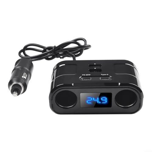 ZiStarlilife Vereinfachtes Ladeerlebnis, Dual-Buchse, 60 W, PD, USB-Autoladegerät mit verbesserten Sicherheitsfunktionen ZiStarlilife Vereinfachtes Ladeerlebnis, Dual-Buchse, 60 W, PD, USB-Autoladegerät mit verbesserten Sicherheitsfunktionen von ZiStarlilife