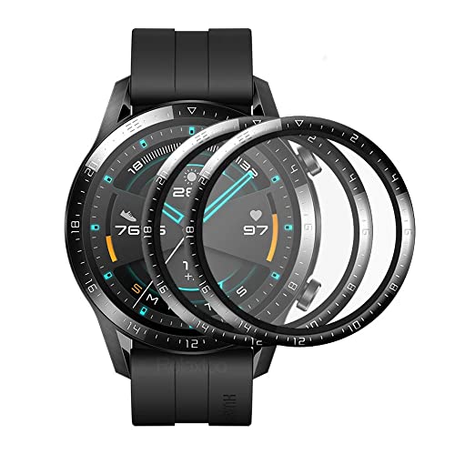 Ziyan 2 Stück 3D Composite Panzerfolie Für Huawei Watch GT2 Schutzfolie 46mm von ZiYan