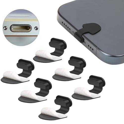 Ziamzra 6 Stück USB C Schutzkappe iPhone Silikon Staubstecker Kompatibel iOS Staubschutz USB C iPhone Ladebuchse Schutz Abdeckung Staubschutz Zubehör für iPhone 14 13 12 Pro Max X XS XR Plus iPad von Ziamzra