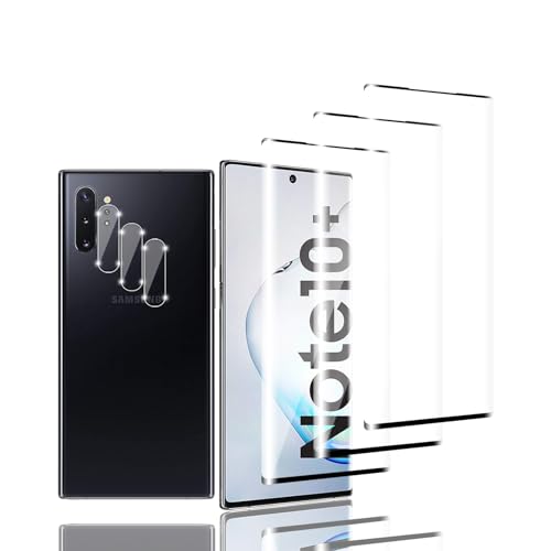 Zicurz 3+3 Stück Schutzglas für Samsung Galaxy Note 10 Plus, für Panzer Schutz Glas, 3 Stück Schutzfolie und 3 Stück Kamera-Schutzglas, HD Displayschutz, Blasenfrei, für Samsung Galaxy Note 10 Plus Zicurz 3+3 Stück Schutzglas für Samsung Galaxy Note 10 Plus, für Panzer Schutz Glas, 3 Stück Schutzfolie und 3 Stück Kamera-Schutzglas, HD Displayschutz, Blasenfrei, für Samsung Galaxy Note 10 Plus von Zicurz