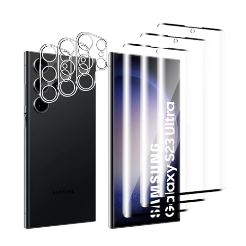 Zicurz 3+3 Stück Schutzglas für Samsung Galaxy S23 Ultra 5G, für Panzer Schutz Glas, 3 Stück Schutzfolie und 3 Stück Kamera-Schutzglas, HD Displayschutz, Blasenfrei, für Samsung Galaxy S23 Ultra 5G Zicurz 3+3 Stück Schutzglas für Samsung Galaxy S23 Ultra 5G, für Panzer Schutz Glas, 3 Stück Schutzfolie und 3 Stück Kamera-Schutzglas, HD Displayschutz, Blasenfrei, für Samsung Galaxy S23 Ultra 5G von Zicurz