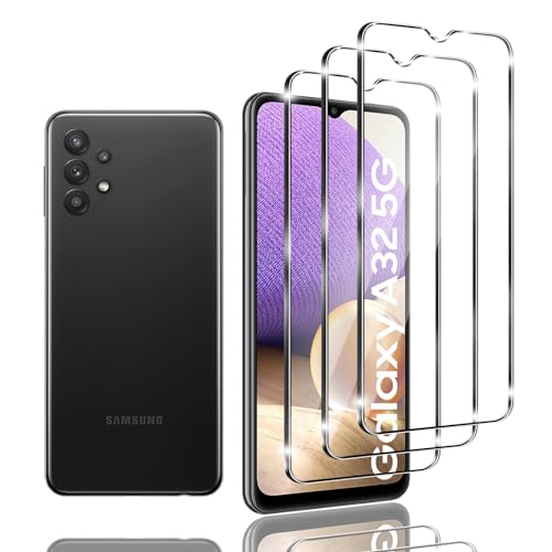 Zicurz 3 Stück Schutzglas für Samsung Galaxy A32 5G, für Panzer Schutz Glas, Schutzfolie, HD Displayschutz, Blasenfrei, für Samsung Galaxy A32 5G Zicurz 3 Stück Schutzglas für Samsung Galaxy A32 5G, für Panzer Schutz Glas, Schutzfolie, HD Displayschutz, Blasenfrei, für Samsung Galaxy A32 5G von Zicurz