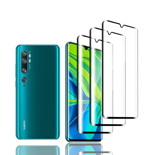 Zicurz 3 Stück Schutzglas für Xiaomi Mi Note 10, für Panzer Schutz Glas, Schutzfolie, HD Displayschutz, Blasenfrei, für Xiaomi Mi Note 10 Zicurz 3 Stück Schutzglas für Xiaomi Mi Note 10, für Panzer Schutz Glas, Schutzfolie, HD Displayschutz, Blasenfrei, für Xiaomi Mi Note 10 von Zicurz