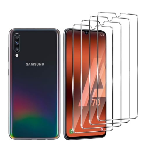 Zicurz 4 Stück Schutzglas für Samsung Galaxy A70, für Panzer Schutz Glas, Schutzfolie, HD Displayschutz, Blasenfrei, für Samsung Galaxy A70 Zicurz 4 Stück Schutzglas für Samsung Galaxy A70, für Panzer Schutz Glas, Schutzfolie, HD Displayschutz, Blasenfrei, für Samsung Galaxy A70 von Zicurz