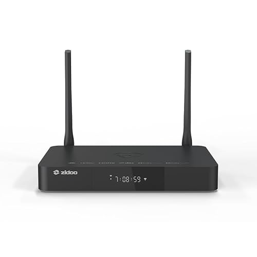 Zidoo Z9X Pro 4K HDR Media Player, 4K Android TV Box, Android 11 OS, RTD1619BPD Quad-Core 64bit Processor 4G+32G, VS10 Image Quality Engine, HDR10+MKV, für Video- und Audiowiedergabe Zidoo Z9X Pro 4K HDR Media Player, 4K Android TV Box, Android 11 OS, RTD1619BPD Quad-Core 64bit Processor 4G+32G, VS10 Image Quality Engine, HDR10+MKV, für Video- und Audiowiedergabe von Zidoo