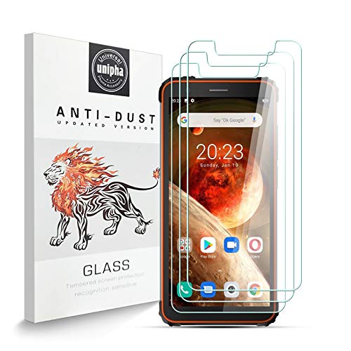 Stücke Schutzfolie für Blackview BV6600, 9H-Härte Tempered Glass, Anti-Kratzer, Einfache Installation, Bruchsicher Displayschutzfolie für Blackview BV6600 [3 Stück] von Zidwzidwei