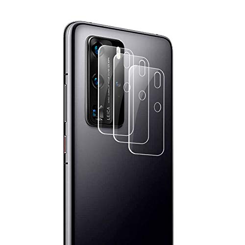 Zidwzidwei Kamera Stücke Schutzfolie für Huawei P40 Pro, Kratzfester, Blasenfrei, 9 Härte HD Transparenz Kamera Objektiv Tempered Glass Displayschutzfolie für Huawei P40 Pro [3 Stück] von Zidwzidwei