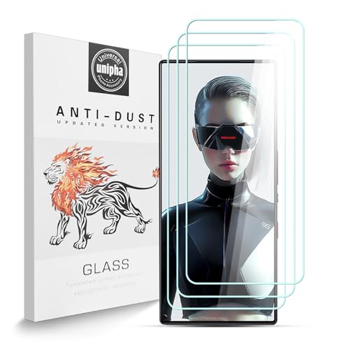 Zidwzidwei Schutzfolie für Zte Nubia Redmagic 9s Pro, 9H-Härte Tempered Glass, Anti-Kratzer, Einfache Installation, Bruchsicher Displayschutzfolie für Zte Nubia Redmagic 9s Pro [3 Stück] von Zidwzidwei