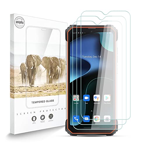 Zidwzidwei Stücke Schutzfolie für Blackview BV8800, 9H-Härte Tempered Glass, Anti-Kratzer, Einfache Installation, Bruchsicher Displayschutzfolie für Blackview BV8800 [3 Stück] von Zidwzidwei