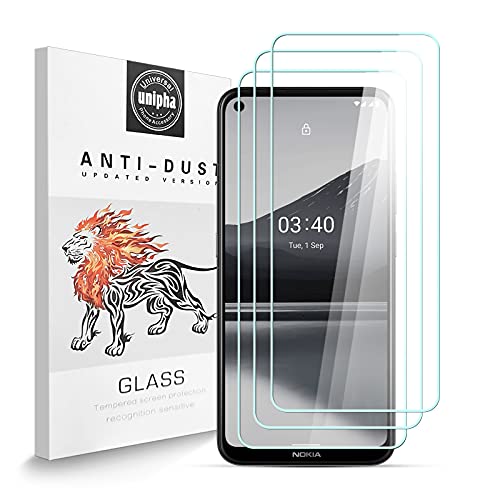 Zidwzidwei Stücke Schutzfolie für Nokia 3.4, 9H-Härte Tempered Glass, Anti-Kratzer, Einfache Installation, Bruchsicher Displayschutzfolie für Nokia 3.4 [3 Stück] von Zidwzidwei