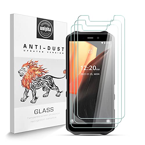 Zidwzidwei Stücke Schutzfolie für Oukitel WP12, 9H-Härte Tempered Glass, Anti-Kratzer, Einfache Installation, Bruchsicher Displayschutzfolie für Oukitel WP12 [3 Stück] von Zidwzidwei