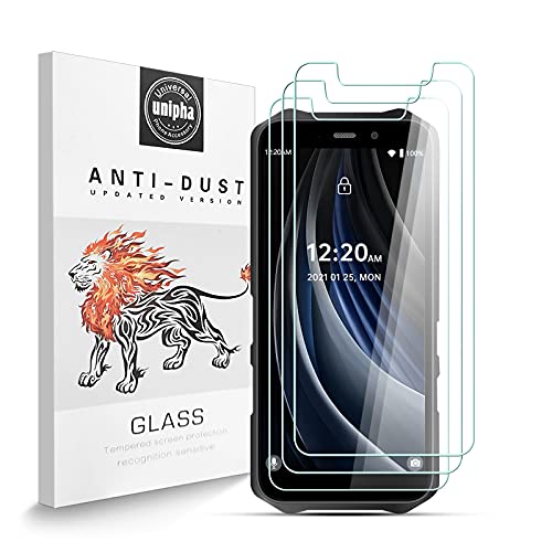 Zidwzidwei Stücke Schutzfolie für Oukitel WP12 Pro, 9H-Härte Tempered Glass, Anti-Kratzer, Einfache Installation, Bruchsicher Displayschutzfolie für Oukitel WP12 Pro [3 Stück] von Zidwzidwei