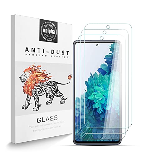 Zidwzidwei Stücke Schutzfolie für Samsung Galaxy S20 FE, 9H-Härte Tempered Glass, Anti-Kratzer, Einfache Installation, Bruchsicher Displayschutzfolie für Samsung Galaxy S20 FE [3 Stück] von Zidwzidwei