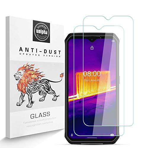 Zidwzidwei Stücke Schutzfolie für Ulefone Armor 9, 9H-Härte Tempered Glass, Anti-Kratzer, Einfache Installation, Anti-Fingerabdruck Displayschutzfolie für Ulefone Armor 9 [2 Stück] von Zidwzidwei