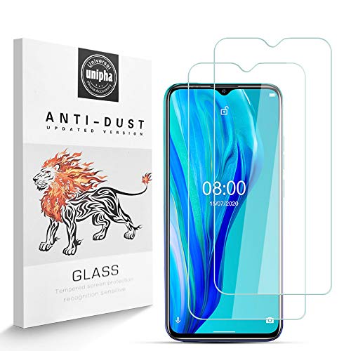 Zidwzidwei Stücke Schutzfolie für Ulefone Note 9P, 9H-Härte Tempered Glass, Anti-Kratzer, Einfache Installation, Anti-Fingerabdruck Displayschutzfolie für Ulefone Note 9P [2 Stück] von Zidwzidwei