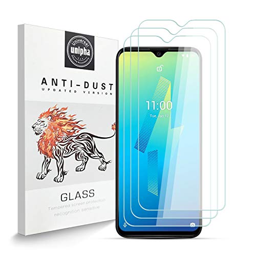 Zidwzidwei Stücke Schutzfolie für Wiko Power U10, 9H-Härte Tempered Glass, Anti-Kratzer, Einfache Installation, Bruchsicher Displayschutzfolie für Wiko Power U10 [3 Stück] von Zidwzidwei