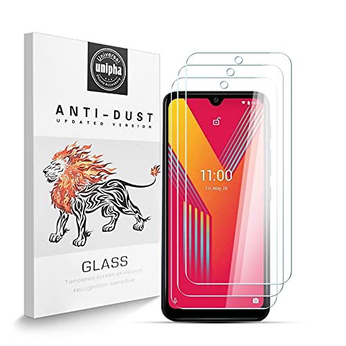 Zidwzidwei Stücke Schutzfolie für Wiko Y62 Plus, 9H-Härte Tempered Glass, Anti-Kratzer, Einfache Installation, Bruchsicher Displayschutzfolie für Wiko Y62 Plus [3 Stück] von Zidwzidwei