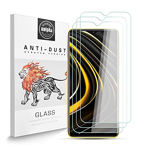 Zidwzidwei Stücke Schutzfolie für Xiaomi Poco M3, 9H-Härte Tempered Glass, Anti-Kratzer, Einfache Installation, Bruchsicher Displayschutzfolie für Xiaomi Poco M3 [3 Stück] von Zidwzidwei