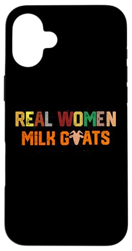Echte Frauen Milchziegen Hülle für iPhone 16 Plus Echte Frauen Milchziegen Hülle für iPhone 16 Plus von Ziegenmama T -Shirt für Männer Frauen Mädchen
