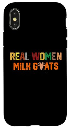 Echte Frauen Milchziegen Hülle für iPhone X/XS Echte Frauen Milchziegen Hülle für iPhone X/XS von Ziegenmama T -Shirt für Männer Frauen Mädchen