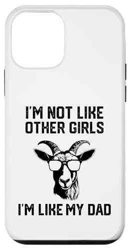 Ich bin nicht wie andere Mädchen, ich bin wie mein Vater mit Hülle für iPhone 12 mini Ich bin nicht wie andere Mädchen, ich bin wie mein Vater mit Hülle für iPhone 12 mini von Ziegenmama T -Shirt für Männer Frauen Mädchen