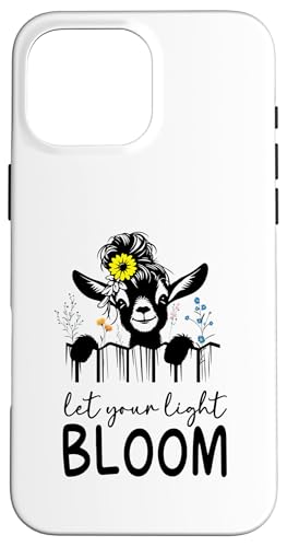 Lassen Sie Ihre Lichtblüteziege Hülle für iPhone 16 Pro Max Lassen Sie Ihre Lichtblüteziege Hülle für iPhone 16 Pro Max von Ziegenmama T -Shirt für Männer Frauen Mädchen