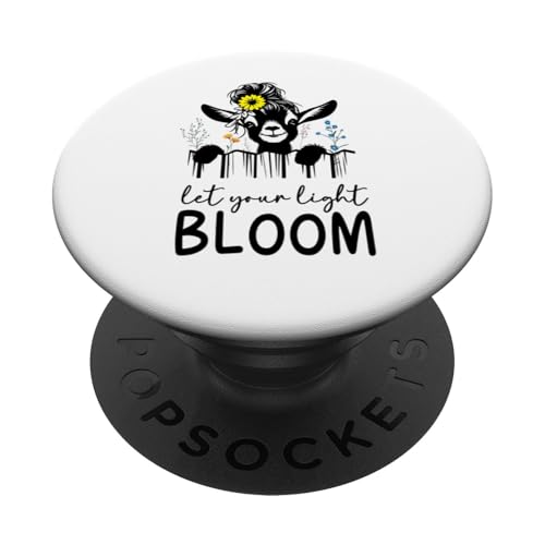 Lassen Sie Ihre Lichtblüteziege PopSockets Klebender PopGrip Lassen Sie Ihre Lichtblüteziege PopSockets Klebender PopGrip von Ziegenmama T -Shirt für Männer Frauen Mädchen