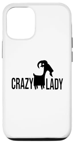 Verrückte Ziegendame Hülle für iPhone 12/12 Pro Verrückte Ziegendame Hülle für iPhone 12/12 Pro von Ziegenmama T -Shirt für Männer Frauen Mädchen