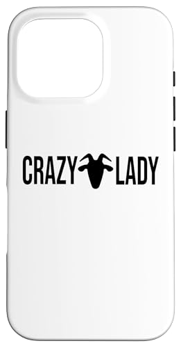 Verrückte Ziegendame Hülle für iPhone 16 Pro Verrückte Ziegendame Hülle für iPhone 16 Pro von Ziegenmama T -Shirt für Männer Frauen Mädchen