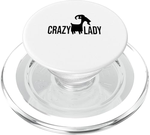 Verrückte Ziegendame PopSockets PopGrip für MagSafe Verrückte Ziegendame PopSockets PopGrip für MagSafe von Ziegenmama T -Shirt für Männer Frauen Mädchen