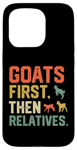 Ziegen zuerst dann Verwandte Hülle für iPhone 15 Pro Ziegen zuerst dann Verwandte Hülle für iPhone 15 Pro von Ziegenmama T -Shirt für Männer Frauen Mädchen