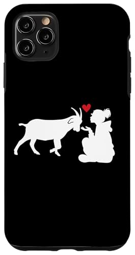 Ziegenmutter Herz Hülle für iPhone 11 Pro Max Ziegenmutter Herz Hülle für iPhone 11 Pro Max von Ziegenmama T -Shirt für Männer Frauen Mädchen