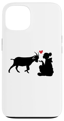 Ziegenmutter Herz Hülle für iPhone 13 Ziegenmutter Herz Hülle für iPhone 13 von Ziegenmama T -Shirt für Männer Frauen Mädchen