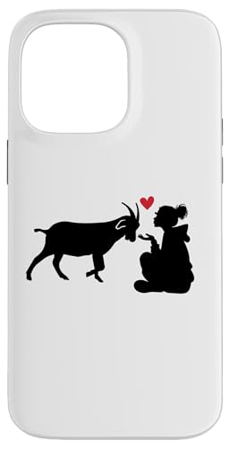 Ziegenmutter Herz Hülle für iPhone 14 Pro Max Ziegenmutter Herz Hülle für iPhone 14 Pro Max von Ziegenmama T -Shirt für Männer Frauen Mädchen