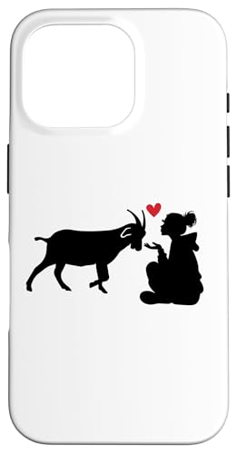 Ziegenmutter Herz Hülle für iPhone 16 Pro Ziegenmutter Herz Hülle für iPhone 16 Pro von Ziegenmama T -Shirt für Männer Frauen Mädchen