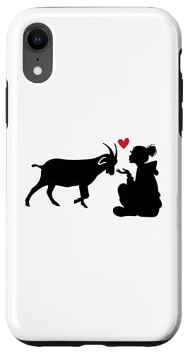 Ziegenmutter Herz Hülle für iPhone XR Ziegenmutter Herz Hülle für iPhone XR von Ziegenmama T -Shirt für Männer Frauen Mädchen