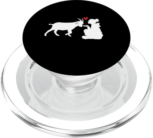 Ziegenmutter Herz PopSockets PopGrip für MagSafe Ziegenmutter Herz PopSockets PopGrip für MagSafe von Ziegenmama T -Shirt für Männer Frauen Mädchen