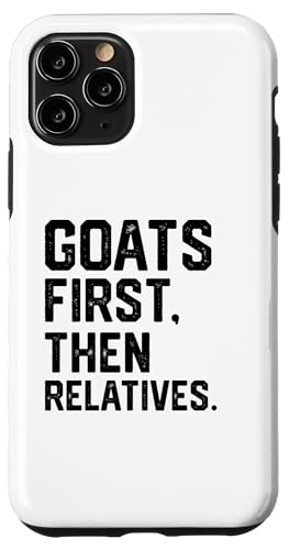 lustige Ziegen zuerst dann Verwandte Hülle für iPhone 11 Pro lustige Ziegen zuerst dann Verwandte Hülle für iPhone 11 Pro von Ziegenmama T -Shirt für Männer Frauen Mädchen