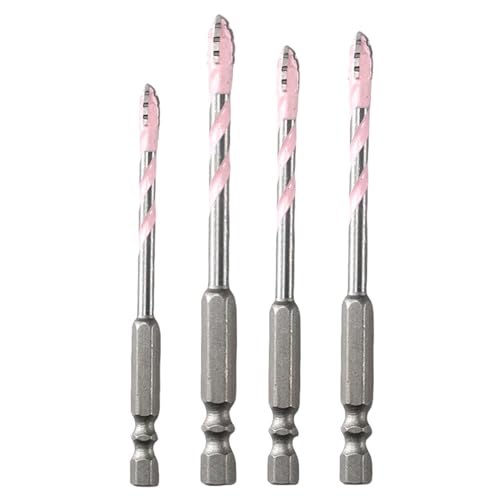 Betonbohrer Set,Verzahnte Exzentrische Glasbohrer 4er Set | Universeller 4-Schneiden Hochfester Steinbohrer Für Glas Metall Fliesen Holz Keramik Beton Porzellan Betonbohrer Set,Verzahnte Exzentrische Glasbohrer 4er Set | Universeller 4-Schneiden Hochfester Steinbohrer Für Glas Metall Fliesen Holz Keramik Beton Porzellan von Ziennhu