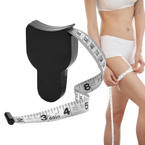 Einziehbares Maßband – Doppelseitiges Maßband, tragbar, weiches Lineal, metrisch, 150 cm / 60 Zoll (150 cm), Körpermaßband für Arme, Bett, Bauch, Brust von Ziennhu