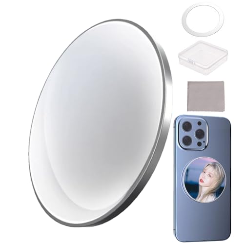 Magnetischer Selfie-Spiegel, Selfie-Spiegel, Rückfahrkamera-Monitor | 2,2 Zoll Vlog Bildschirm für Spiegelspiegel, Fotografie, Live-Streaming-Make-up, Live-Streaming in High Definition von Ziennhu