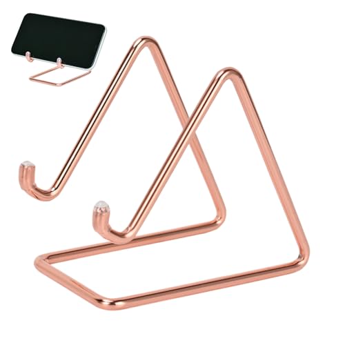 Ziennhu Smartphone-Halter - Tragbarer Metall-Ständer | Leichtgewicht Multifunktionstischhalterung Für Zuhause Reise Flugzeug Deko Büro Vanitybereich Ziennhu Smartphone-Halter - Tragbarer Metall-Ständer | Leichtgewicht Multifunktionstischhalterung Für Zuhause Reise Flugzeug Deko Büro Vanitybereich von Ziennhu