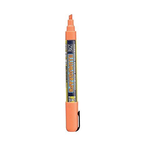 Kreidemarker 6 mm orange 1 Stück von Zig