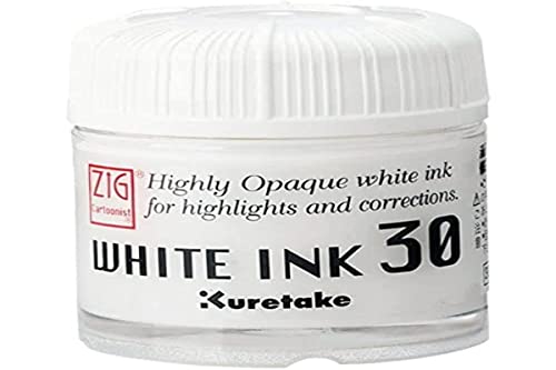 Kuretake : White Ink : 30ml von Zig